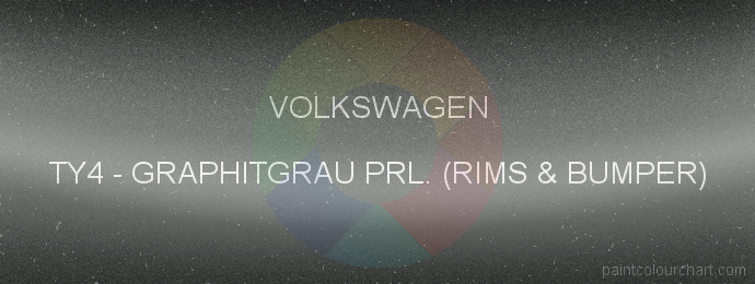 Volkswagen paint TY4 Graphitgrau Prl. (rims & Bumper)