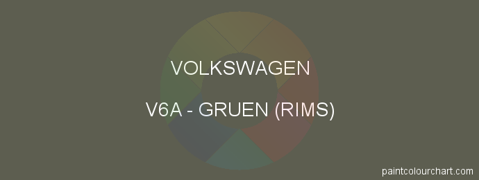 Volkswagen paint V6A Gruen (rims)