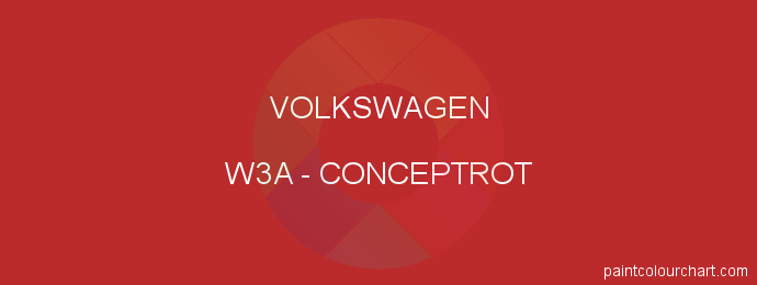 Volkswagen paint W3A Conceptrot