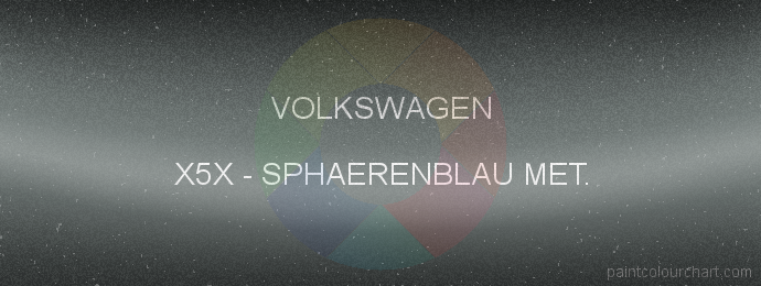 Volkswagen paint X5X Sphaerenblau Met.