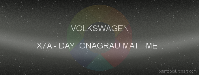 Volkswagen paint X7A Daytonagrau Matt Met.