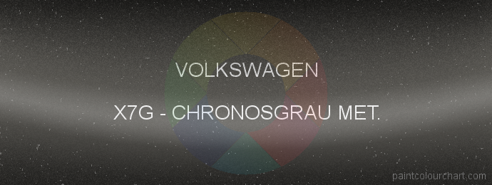 Volkswagen paint X7G Chronosgrau Met.