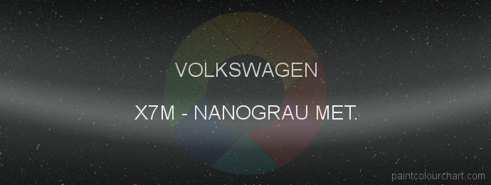 Volkswagen paint X7M Nanograu Met.