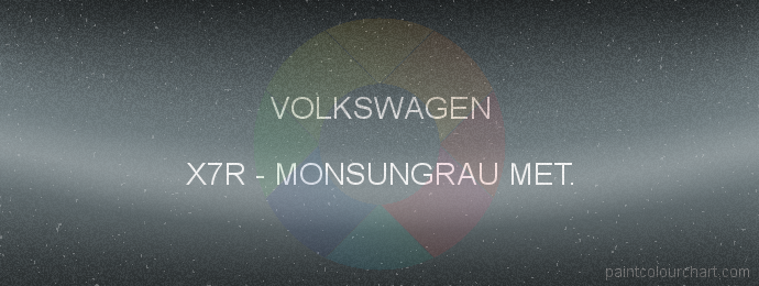 Volkswagen paint X7R Monsungrau Met.