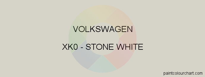 Volkswagen paint XK0 Stone White