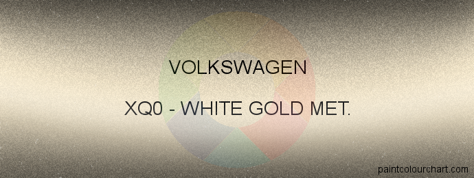 Volkswagen paint XQ0 White Gold Met.