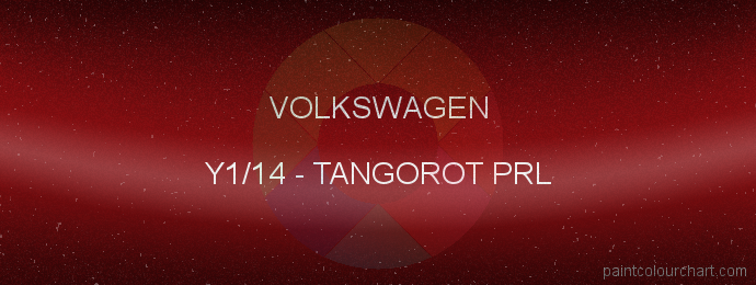 Volkswagen paint Y1/14 Tangorot Prl