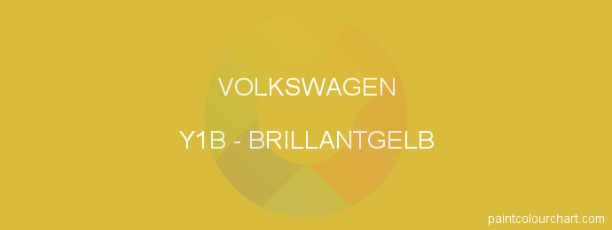 Volkswagen paint Y1B Brillantgelb
