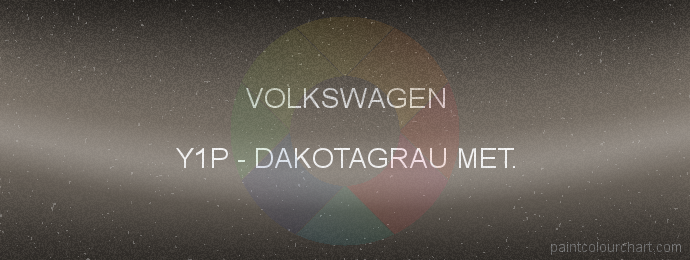 Volkswagen paint Y1P Dakotagrau Met.