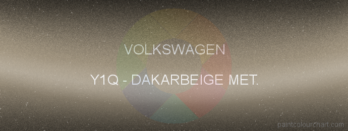 Volkswagen paint Y1Q Dakarbeige Met.