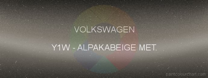 Volkswagen paint Y1W Alpakabeige Met.