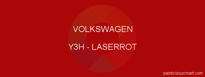 Volkswagen paint Y3H Laserrot