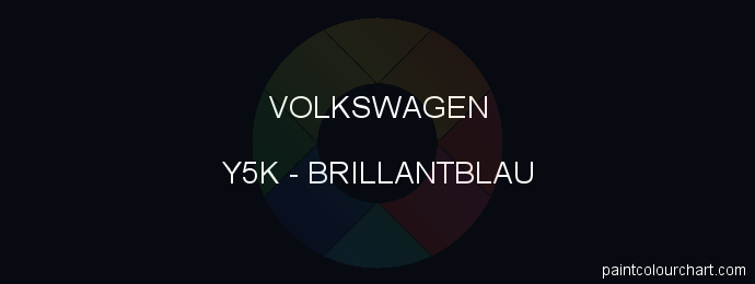 Volkswagen paint Y5K Brillantblau