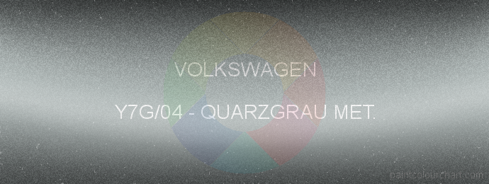 Volkswagen paint Y7G/04 Quarzgrau Met.