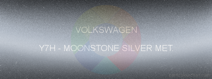 Volkswagen paint Y7H Moonstone Silver Met.