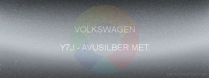 Volkswagen paint Y7J Avusilber Met.
