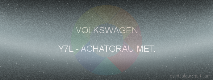 Volkswagen paint Y7L Achatgrau Met.