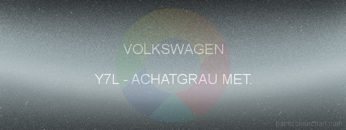 Volkswagen paint Y7L Achatgrau Met.