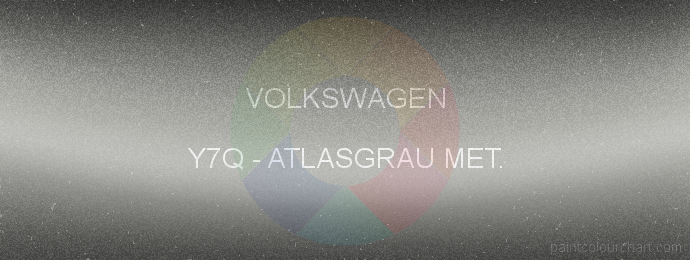 Volkswagen paint Y7Q Atlasgrau Met.