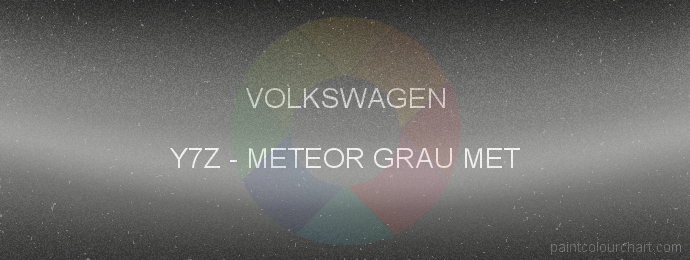 Volkswagen paint Y7Z Meteor Grau Met