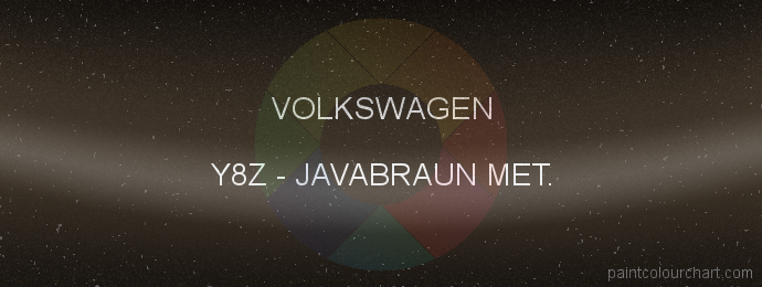 Volkswagen paint Y8Z Javabraun Met.