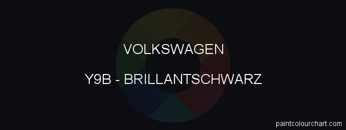 Volkswagen paint Y9B Brillantschwarz