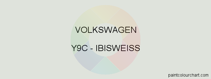 Volkswagen paint Y9C Ibisweiss