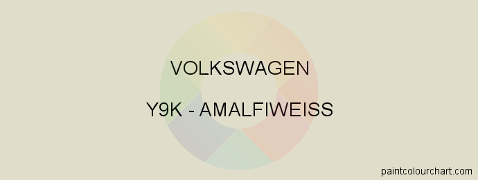 Volkswagen paint Y9K Amalfiweiss