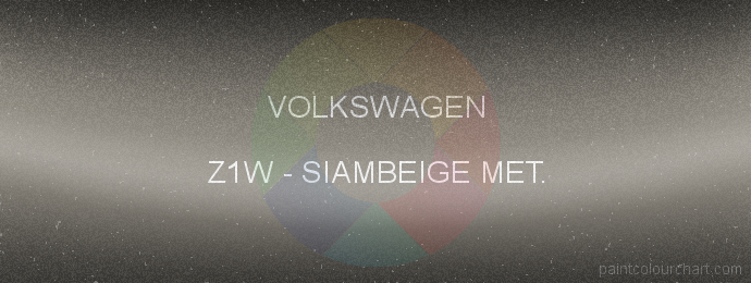 Volkswagen paint Z1W Siambeige Met.