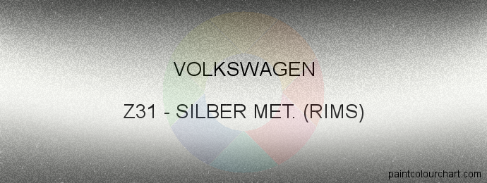 Volkswagen paint Z31 Silber Met. (rims)
