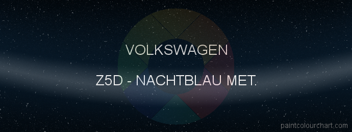 Volkswagen paint Z5D Nachtblau Met.