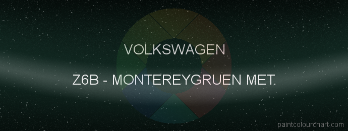 Volkswagen paint Z6B Montereygruen Met.