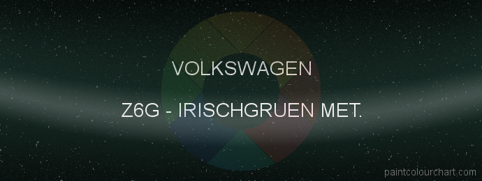 Volkswagen paint Z6G Irischgruen Met.
