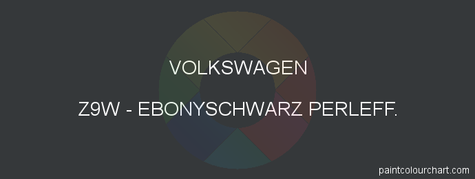Volkswagen paint Z9W Ebonyschwarz Perleff.
