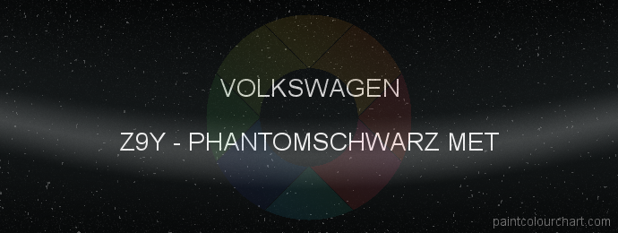 Volkswagen paint Z9Y Phantomschwarz Met