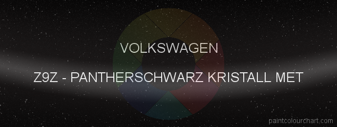 Volkswagen paint Z9Z Pantherschwarz Kristall Met