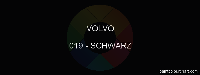 Volvo paint 019 Schwarz