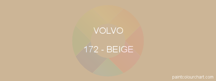 Volvo paint 172 Beige