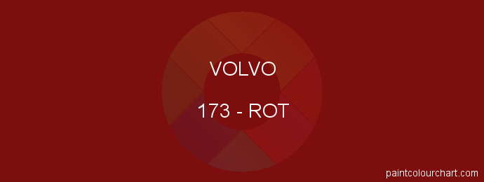 Volvo paint 173 Rot