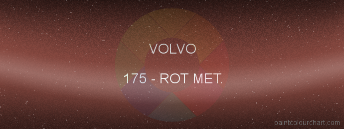 Volvo paint 175 Rot Met.