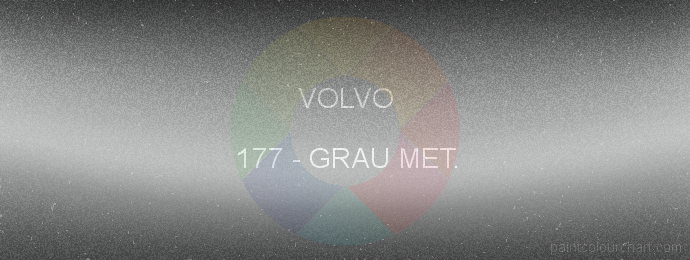 Volvo paint 177 Grau Met.