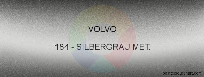 Volvo paint 184 Silbergrau Met.