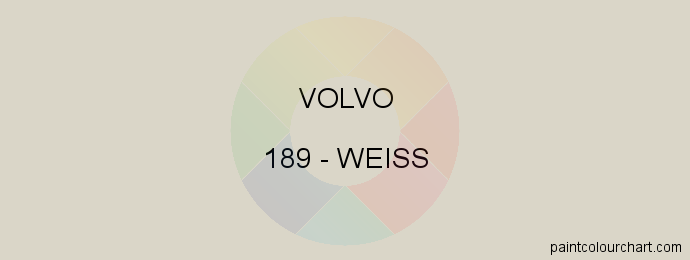 Volvo paint 189 Weiss