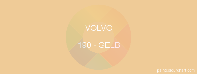 Volvo paint 190 Gelb