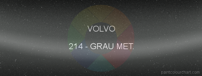 Volvo paint 214 Grau Met.