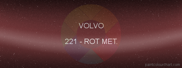 Volvo paint 221 Rot Met.