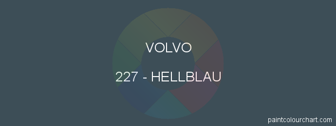 Volvo paint 227 Hellblau