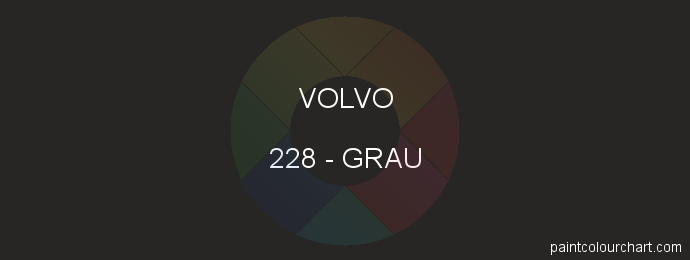 Volvo paint 228 Grau