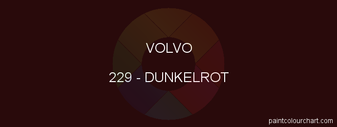 Volvo paint 229 Dunkelrot