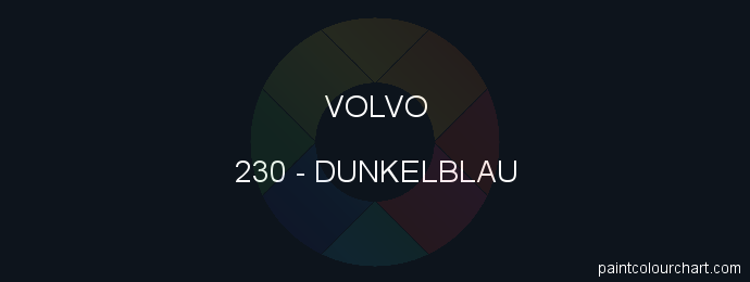 Volvo paint 230 Dunkelblau